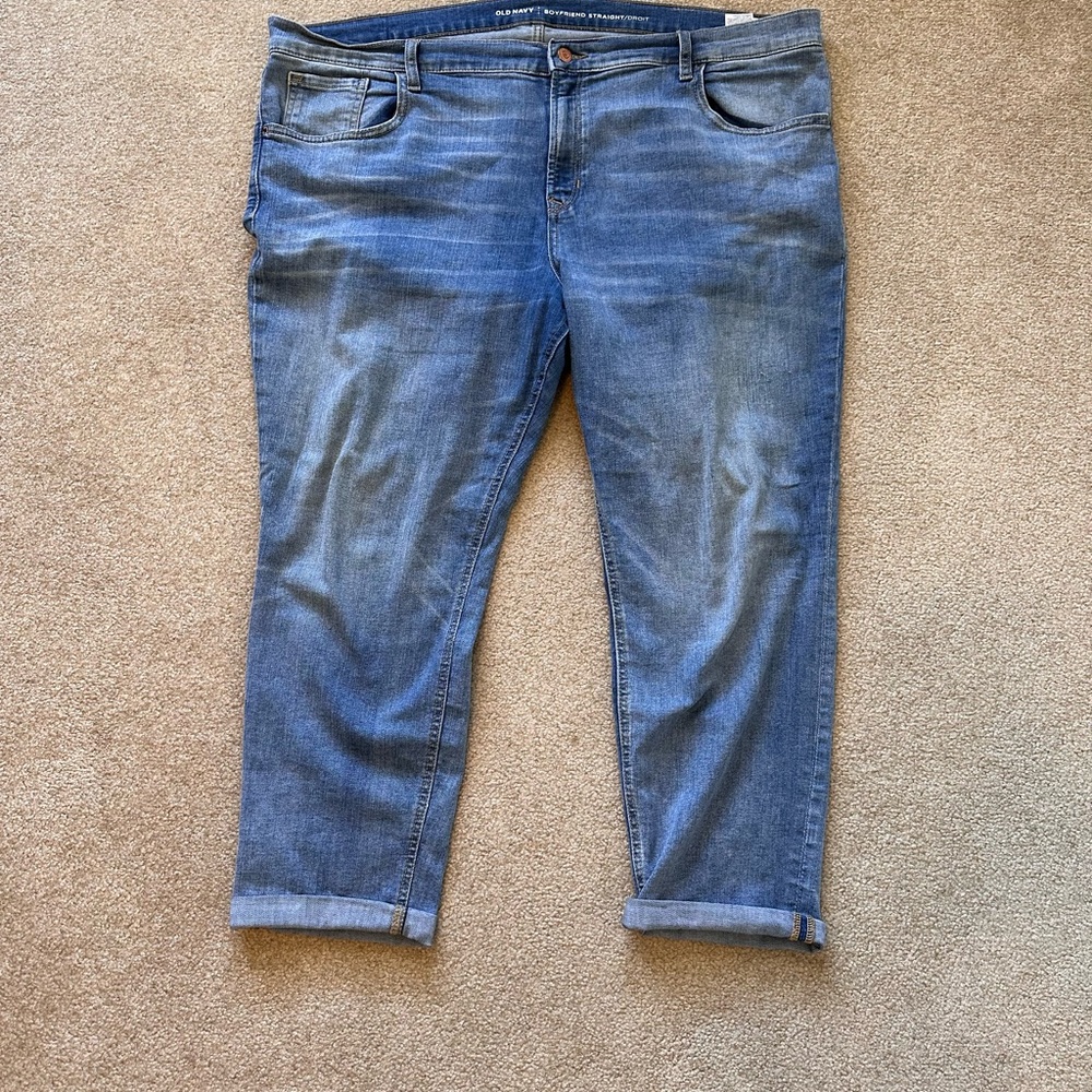 Old Navy Women's Boyfriend Jeans in Blue